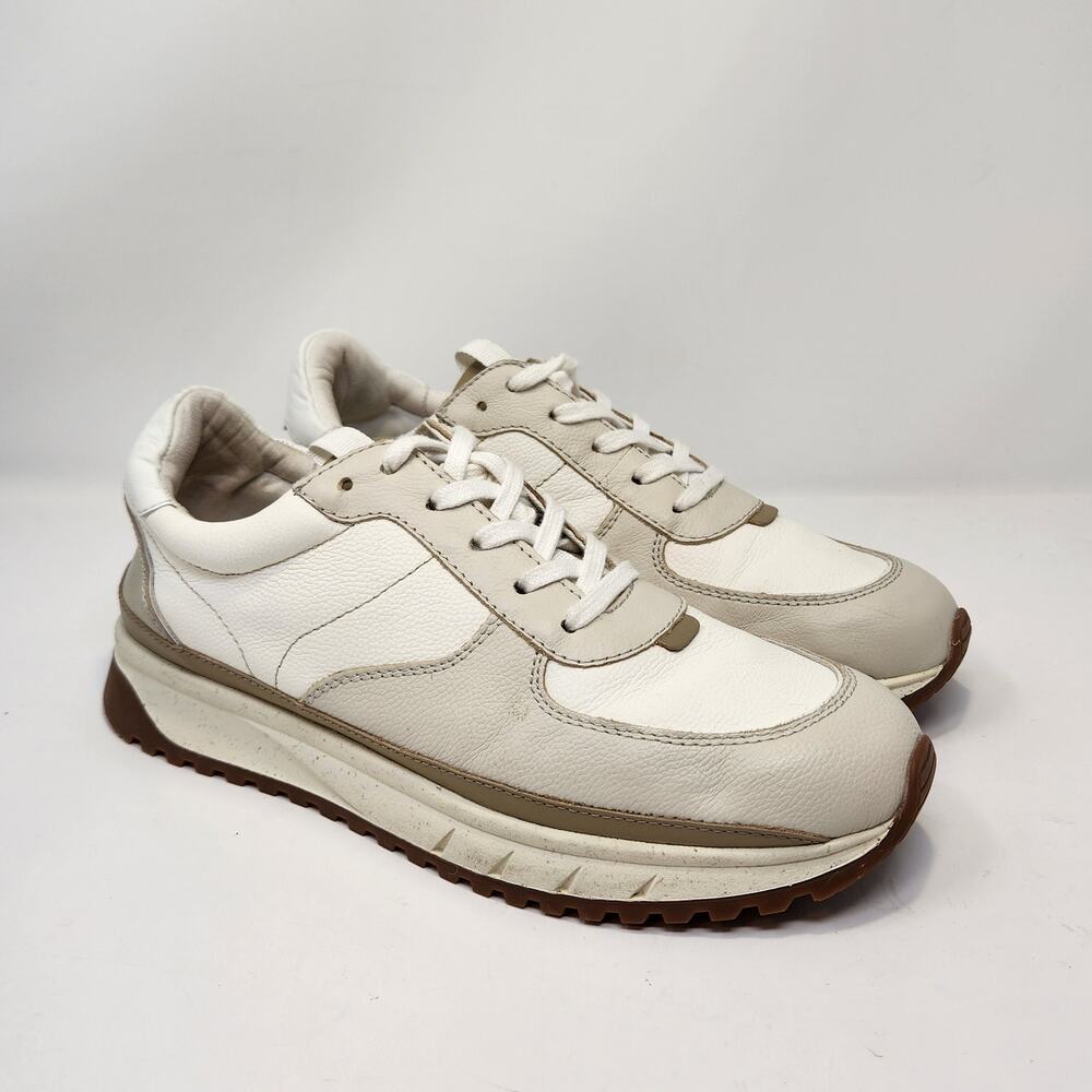 Madewell Kickoff Trainer Sneakers Women Size 10 Men Size 8.5 Neutral Colorblock